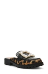 Betsey Johnson Grayce Loafer In Animal Print