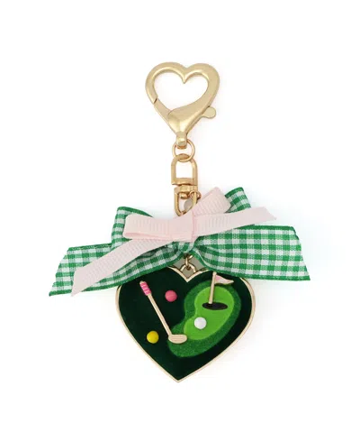 Betsey Johnson Green Golf Heart Accessory Charm