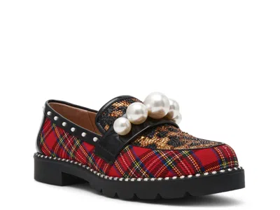 Betsey Johnson Harloe Loafer In Red