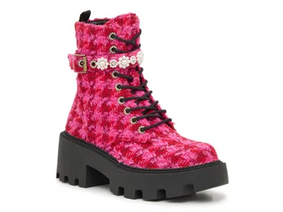 Betsey Johnson Heathr Boot In Pink