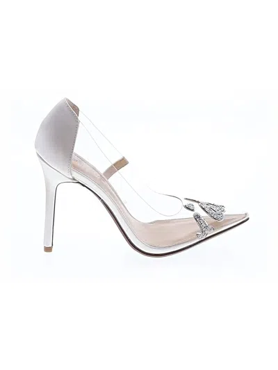 Pre-owned Betsey Johnson Heels In White