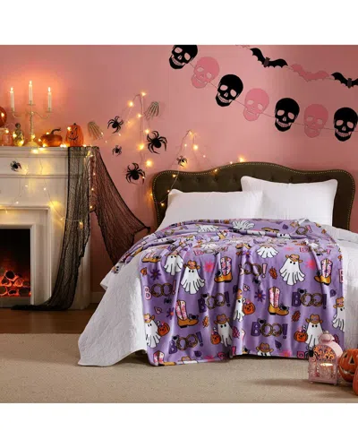 BETSEY JOHNSON BETSEY JOHNSON HOWDY GHOULS ULTRA SOFT PLUSH THROW
