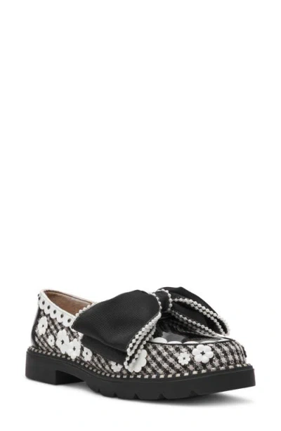 Betsey Johnson Hurley Gingham Loafer In Multi