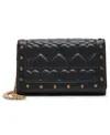 Betsey Johnson Icon Chain Wallet In Black