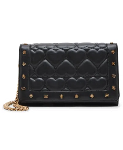 Betsey Johnson Icon Chain Wallet In Black