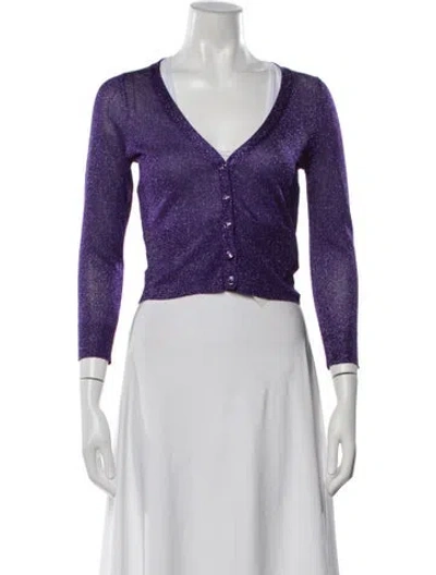 Pre-owned Betsey Johnson Jacket In Purple