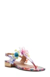 Betsey Johnson Jaydda T-strap Sandal In Berry Multi