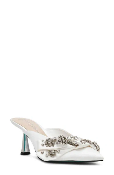 Betsey Johnson Kena Pointed Toe Mule In Multi