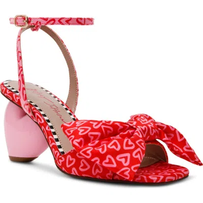 Betsey Johnson Kendal Ankle Strap Sandal In Pink