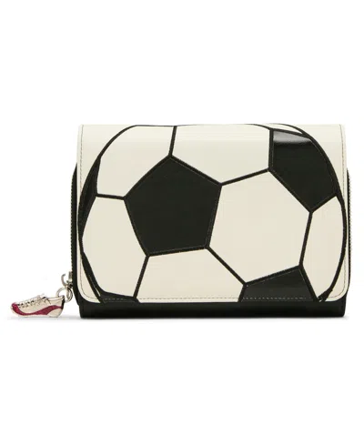 Betsey Johnson Kickin It Soccer Wallet In Pattern