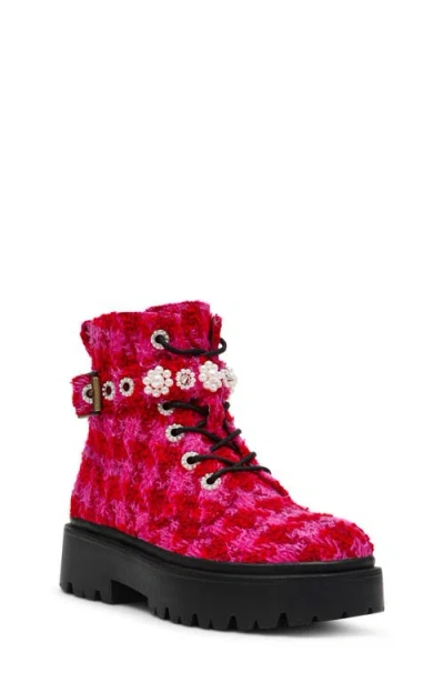 Betsey Johnson Kids' Hethr Platform Boot In Multi