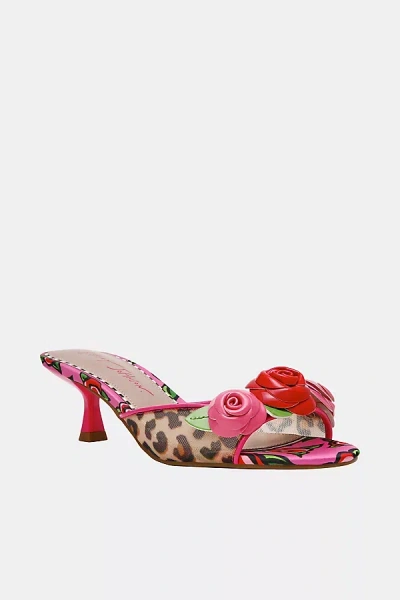 Betsey Johnson Lambert 3d Heels In Multi