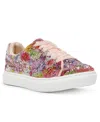 Betsey Johnson Little And Big Girls Sidny Rhinestone Sneakers In Bright Floral