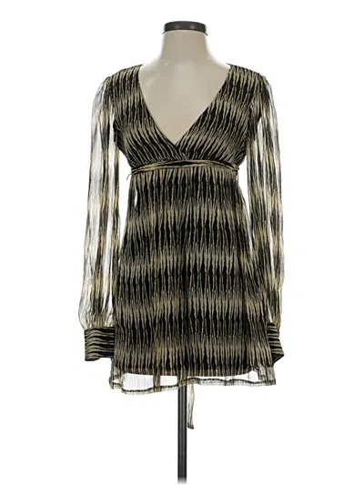 Pre-owned Betsey Johnson Long Sleeve T-shirt In Gold