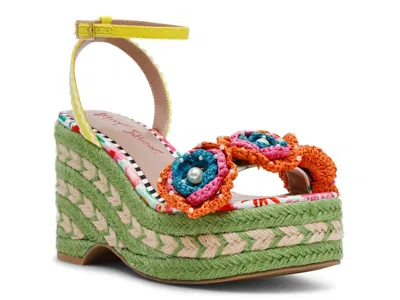 Betsey Johnson Marabela Platform Sandal In Multi