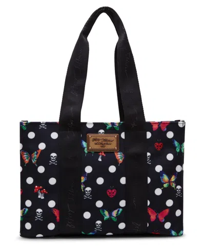 Betsey Johnson Medium Tote In Polka Dot