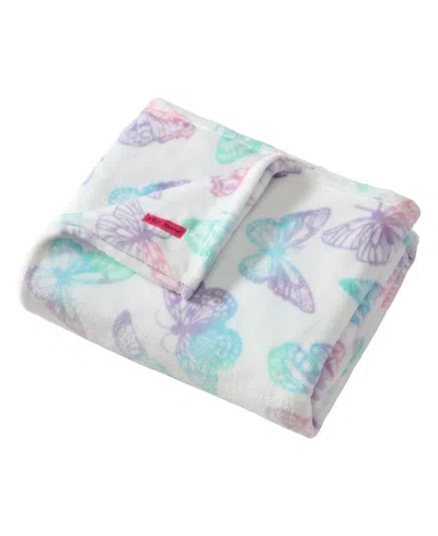 Betsey Johnson Micro Flannel Fleece Printed Blanket, 70" X 50" In Multi