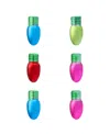 Betsey Johnson Multi-colored Santa Baby Christmas Lights 6-piece Stud Earring Set In Multi