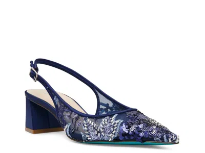 Betsey Johnson Myron Pump In Blue