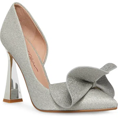 BETSEY JOHNSON BETSEY JOHNSON NOBBLE HALF D'ORSAY POINTED TOE PUMP
