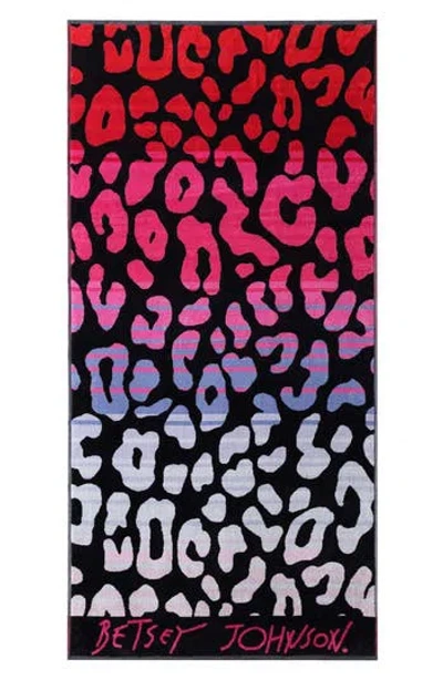 Betsey Johnson Ombré Leopard Beach Towel