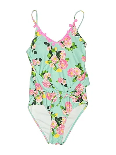 Betsey Johnson One Piece Swimsuit In Blue