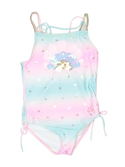 Pre-owned Betsey Johnson Kids' One Piece Swimsuit In Pink