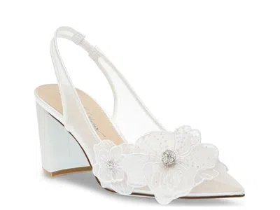 Betsey Johnson Petra Pump In White