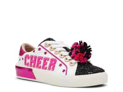 Betsey Johnson Piper Cheer Sneaker In White