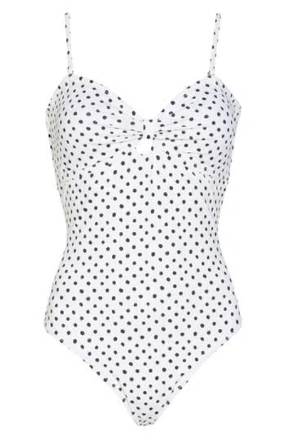 Betsey Johnson Polka Dot One-piece Swimsuit