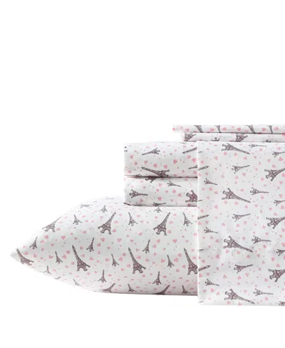 Betsey Johnson Printed Brushed Microfiber 6-pc. Sheet Set, Full