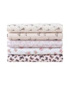 Betsey Johnson Printed Brushed Microfiber Sheet Set In Multi