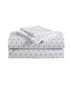 Betsey Johnson Printed Microfiber 3 Piece Sheet Set, Twin Xl In Floral Ditsy