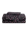 Betsey Johnson Printed Microfiber 4 Piece Sheet Set, Queen In Bouquet Ditsy