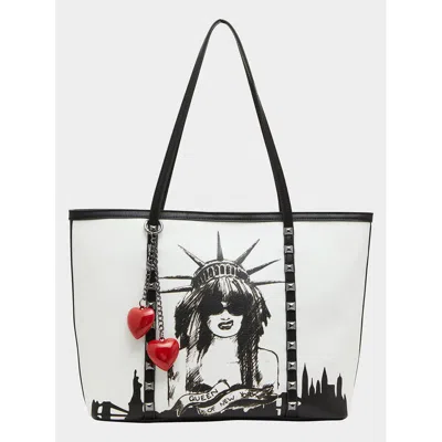 Betsey Johnson Hail Queen Medium Tote Bag In Multi