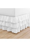Betsey Johnson Ruffle Bed Skirt In White