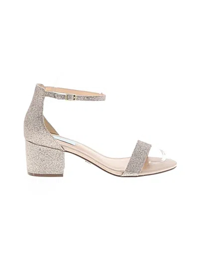 Pre-owned Betsey Johnson Sandals In Silver