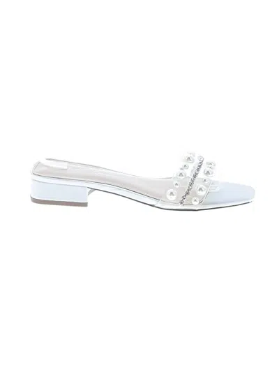 Pre-owned Betsey Johnson Sandals In White