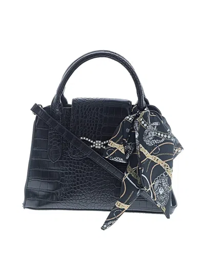 Pre-owned Betsey Johnson Satchel In Black