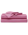 Betsey Johnson Satin Sheet Sets Bedding In Chateau Rose