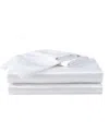 Betsey Johnson Satin 4-pc. Sheet Set, Full In Pearl White