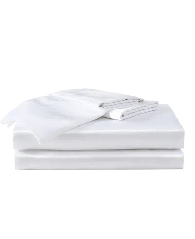 Betsey Johnson Satin 4-pc. Sheet Set, King In Pearl White