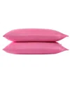 Betsey Johnson Satin Pillowcase Pair, King In Chateau Rose