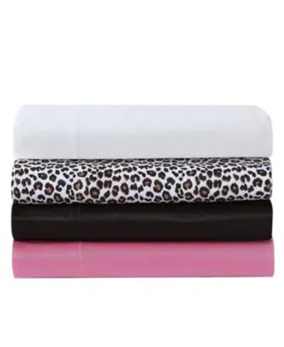 Betsey Johnson Satin Sheet Sets In Espresso Brown