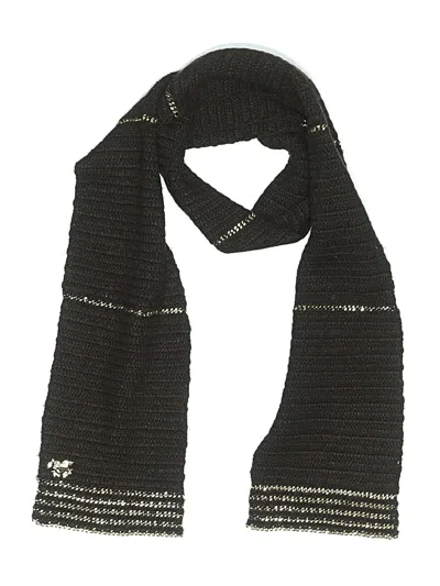 Pre-owned Betsey Johnson Scarf In Black