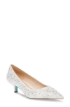 BETSEY JOHNSON BETSEY JOHNSON SCOUT POINTED TOE KITTEN HEEL PUMP