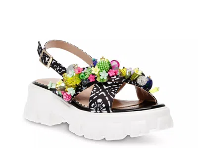 Betsey Johnson Selah Platform Sandal In Multi