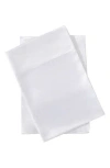 Betsey Johnson Set Of 2 Satin Pillowcase In White