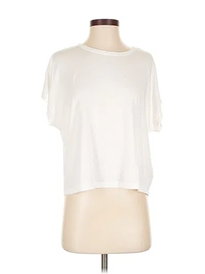 Pre-owned Betsey Johnson Short Sleeve T-shirt In White