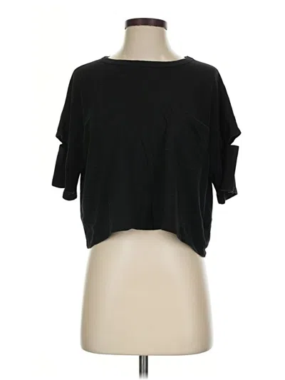 Pre-owned Betsey Johnson Short Sleeve T-shirt In Black